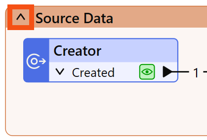 Collapsing a bookmark